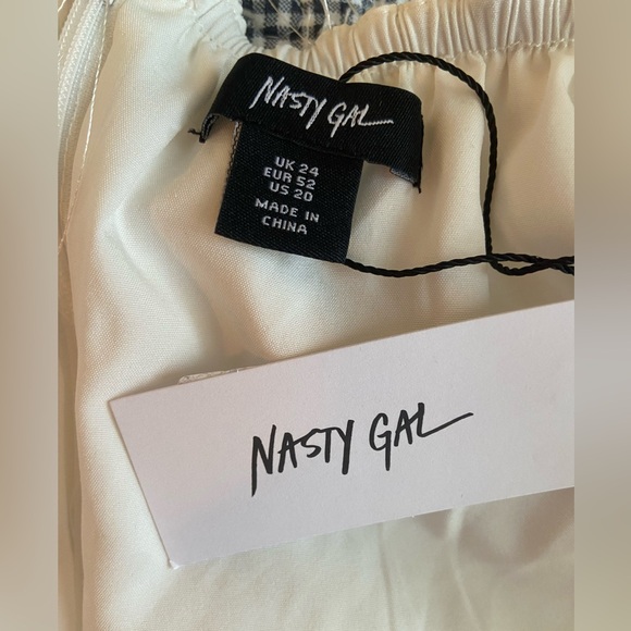 NWT Nasty Gal Fringe Strapless Mini Dress - Picture 8 of 10